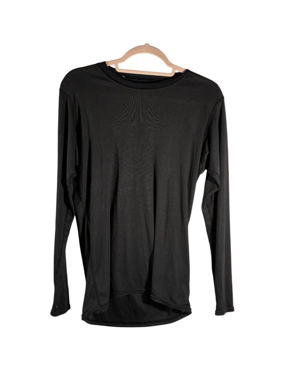 Patagonia Mens light base layer Black Long Sleeve Crewneck Shirt Size M